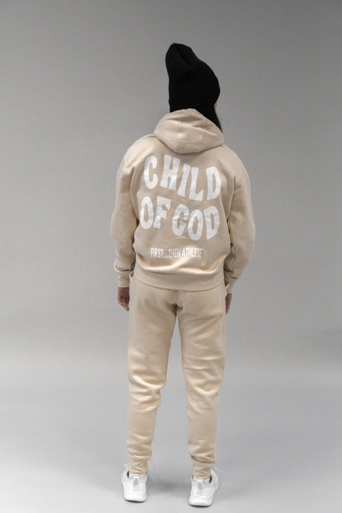 Child Of God "SANDSTORM" Premium Pullover Hoodie (White Logo)